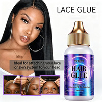 Colle adhésive invisible pour perruques et extensions capillaires, tenue forte, résistante à l'eau, marque privée, durée 4 semaines, parfum pastèque, du fabricant