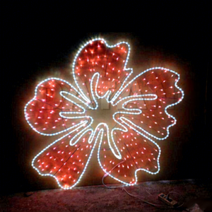 Iluminación Decorativa con Flores Navideñas para Comercios, Agrega un Toque Floral Decorativo a Espacios Comerciales y Festivos - Product Image 1