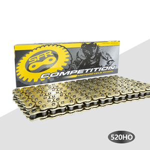 Cadena de Motocicleta SFR Duradera de Alta Calidad, Dorada, 428H 520HO 525HO 530HO, para Sistema de Transmisión de Motocicletas de Calle, para <span class=keywords><strong>CBR500R</strong></span> - Product Image 6