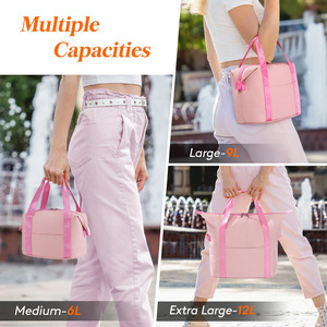 Factory Custom Women's Insulated Multi Purpose <b>Lunch</b> <b>Bag</b> Leak Proof Cooler Tote <b>Bag</b> with Excellent Insulations - Product Image 5