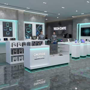 Glass <b>Checkout</b> Showcase <b>Counter</b> Custom Jewelry Store Cash Wrap Display Dispensary Shop Furniture for Tobacco Stores Smoke Shops - Product Image 4