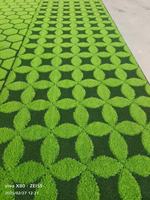 Gazon artificiel en plastique Duofu de 2,5 cm, haute simulation, pour décoration extérieure de Thanksgiving, pelouse, terrain de golf, aménagement vert rapide