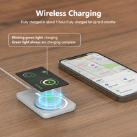 OEM grosir penjualan terbaik IS2403 nirkabel isi ulang GPS Locator 5G kompatibel tahan Air IP67 Air-Tag GPS bahan plastik
