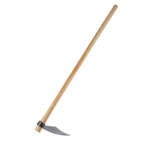 Vente en gros directe d'outils agricoles personnalisés houes de jardin et agricoles en acier inoxydable avec manche en bois - Product Image 3