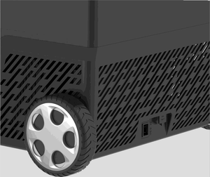 Kulkas Portabel Mobil Kompresor DC Listrik Bentuk Peluru Pembuat Es 45L Freezer 6pcs/8-10mnt Casing Plastik - Product Image 4