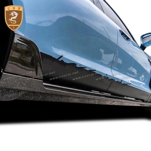 Kit Carrozzeria in Fibra di Carbonio 3K Twill Weave Stile Te-chart, Diffusore Anteriore e Alettone Posteriore per <span class=keywords><strong>Porsche</strong></span> <span class=keywords><strong>Taycan</strong></span> - Product Image 4