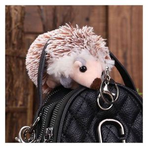 Kawayi hérisson en peluche <span class=keywords><strong>porte</strong></span>-clés jouets mignon doux animaux en peluche et jouets en peluche peluches hérisson <span class=keywords><strong>porte</strong></span>-clés griffe Machine peluche poupée - Product Image 6