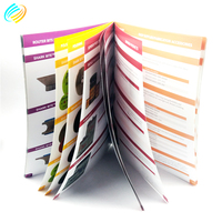 Impression rapide de catalogues ODM, brochures et dépliants imprimés offset sur papier mat perforé pour profil d'entreprise