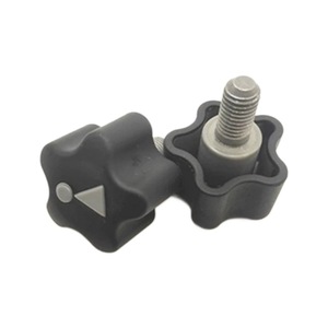 Tornillo de perilla pentagonal Torx M8 de plástico ajustable para montaje de sistemas de audio - Product Image 1