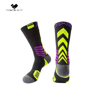 Fabricantes Atacado Alta Qualidade Compressão Meias Nbaing Non-Slip Custom Logo Crew Toalha Atlético Basquete Meias - Product Image 3