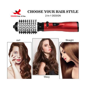 Peigne à air chaud flexible HQ Mixed Proc Discount 2 en 1, fer à friser, baguette, brosse lissante électrique professionnelle - Product Image 3