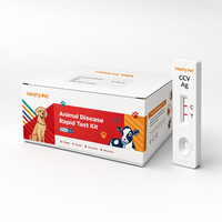 Kit de test rapide du coronavirus canin (CCV) - Bandelette de test rapide de l'antigène CCV pour l'entérite canine - Échantillon fécal CCV Ag