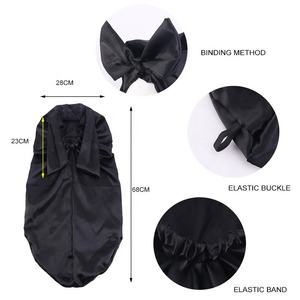 <span class=keywords><strong>Bonnet</strong></span> en Satin Extra Long avec nœud papillon, couverture douce Dreadlock, bonnets <span class=keywords><strong>de</strong></span> <span class=keywords><strong>nuit</strong></span> <span class=keywords><strong>pour</strong></span> femmes, logo personnalisé, <span class=keywords><strong>Bonnet</strong></span> à cheveux longs - Product Image 5