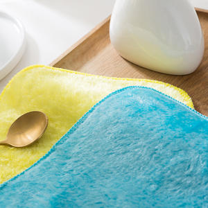 Paños de Limpieza Reutilizables, Súper Absorbentes, Duraderos y Lavables, para Limpiar la Cocina, Paños de Cocina Amarillos y Azules - Product Image 1