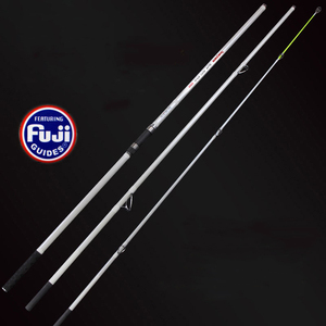 4.2m 4.5m Fuji Guide Anneau Roue Siège En Fiber De Carbone Fluorescent Rod Tip Trois Sections Big Game Fish Saltwater Casting Surf Rod - Product Image 2