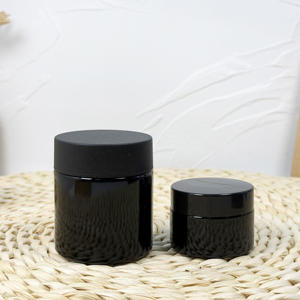 เหยือกแก้วแบบเข้มข้นทรงกลมสีขาวใสทนต่อเด็กสีดำ - Product Image 1