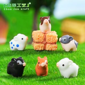Figurines de cochons mignons pour le commerce extérieur, décorations de jardinage DIY, accessoires pour sacs surprises - Product Image 5