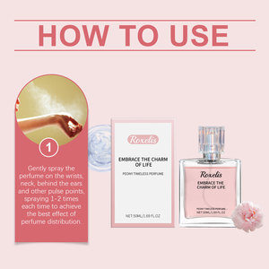 Vaporisateur <span class=keywords><strong>de</strong></span> parfum floral 50 ml, longue durée, parfum frais <span class=keywords><strong>de</strong></span> pivoine, brume corporelle, parfum portable pour femme, entrepôt étranger - Product Image 4