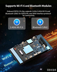 ESP32P4 Development Board, 4.3-inch Capacitive Touch, ESP32-C6 Dual-core Dual-chip Integrated Board Module ESP32P4 Development B - Product Image 6
