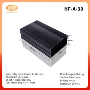 Battery Systems <b>Enclosure</b> Customization Small Extruded Aluminum Electronics Amplifier Audio Boxes Housing - Product Image 3