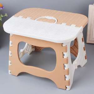 Muebles de Baño Taburete Plegable de Plástico para el Hogar Silla Portátil Plegable Banco Pequeño - Product Image 1
