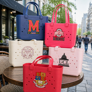 Bolsa de Playa Impermeable de EVA, Bolso de Mano de Silicona con Logotipo Personalizado, Gran Capacidad para Mujeres, Actividades de Playa, Oferta de Verano - Product Image 3