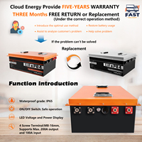 Paket Baterai Lifepo4 Cloud Energy 12v 450ah untuk Mobil Listrik, Lithium Ion Fosfat Lifep04, Harga Lithium Iron Phosphate