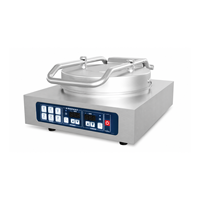 Machine à crêpes électrique commerciale à commande tactile intelligente, options en fer et en aluminium