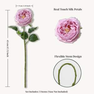 Rosas Artificiales de Ecuador Hechas a Mano, de Alta Calidad, Realistas y Humectantes, para Oficina, Hogar, Bodas, Día de la Madre, Venta al Por Mayor - Product Image 3