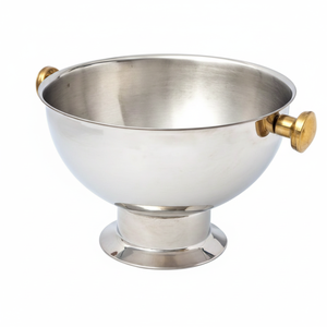 Cuenco decorativo de metal para chocolate para centro de mesa de fiesta de boda con diseño único hecho a mano elegante pulido dorado - Product Image 1