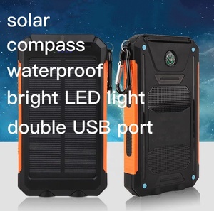 Tendance Vente Chaude Nouveaux Produits Portable Étanche Double USB Chargeur de Téléphone <span class=keywords><strong>Mobile</strong></span> Banque D'énergie Solaire - Product Image 5