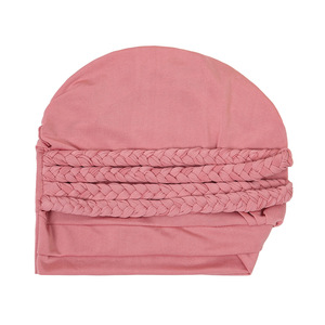 Promotion : Foulard islamique, chapeau, hijab, turban, bandeau et turban de couleur unie pour la mode musulmane africaine - Vente en gros - Product Image 6