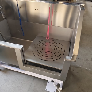 حوض تنظيف الحيوانات الأليفة متعدد الوظائف، فاخر وعصري، مصنوع من الفولاذ المقاوم للصدأ، قابل للطي، مناسب للكلاب والقطط. - Product Image 6