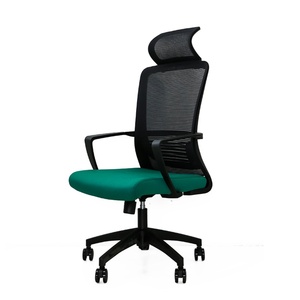 Chaise de bureau pivotante de haute qualité en maille pour visiteurs, chaise de bureau inclinable en tissu pour personnel, avec fonction de levage - Product Image 5