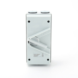Interruptor de desconexión impermeable para exteriores MUKF de 35 amperios y 690 V, IP65, interruptor de corte de carga monofásico y trifásico - Product Image 1