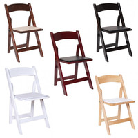 Chaises pliantes en résine PP blanches, légères, imperméables, rembourrées, de haute qualité, pour événements, mariages, jardins et extérieur, capacité de charge 660 lb.