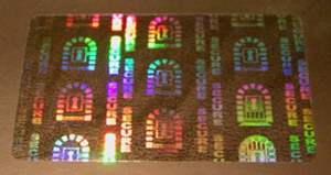 Neues Design, hochwertige, manipulation sichere Hologramm-Overlay für Visitenkarten-Lizenz pakete - Product Image 5