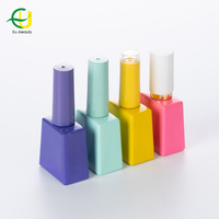 Fournisseur de bouteille de colle de gel de vernis à ongles coloré vide avec logo personnalisé EU-Beauty 12ml