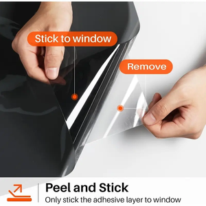 Película de Tinte <span class=keywords><strong>Solar</strong></span> para <span class=keywords><strong>Ventanas</strong></span> de Automóviles con <span class=keywords><strong>Protección</strong></span> UV Alta, Aislamiento Térmico y Antiarañazos, Color Negro - Product Image 5