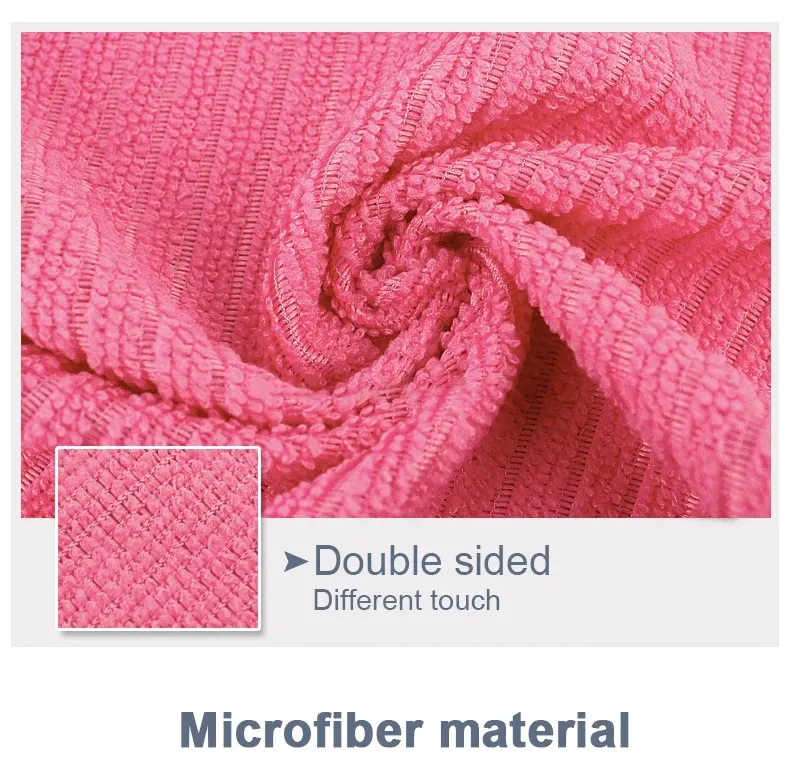 Kustomisasi Logo handuk mikrofiber penyerap cepat kering jendela kacamata dapur kain cuci Microfiber kain pembersih