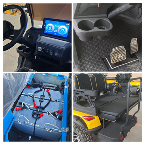 SEEWORLD Best Seller 2025 Voiturette <span class=keywords><strong>de</strong></span> golf à quatre roues motrices, nouvelle énergie, caractéristiques <span class=keywords><strong>de</strong></span> sécurité, sortie au golf, mobilité sur le terrain, en stock - Product Image 5
