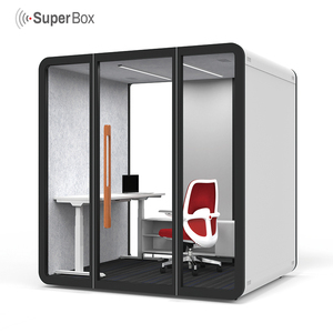 Casa Prefabricada Insonorizada, Cabina Insonorizada, Módulo Prefabricado de Tamaño Pequeño, Cabina Telefónica, Oficina Modular - Product Image 4
