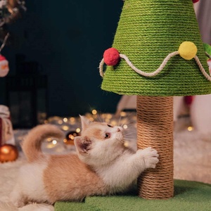 <strong>Cat</strong> <strong>Climbing</strong> <strong>Frame</strong> Christmas Tree Natural Sisal <strong>Cat</strong> Scratching Post Simulation Large Wear Resistant Scratch <strong>Cat</strong> Scratching Pad - Product Image 6