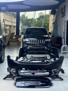 Kit de Carrocería de Gran Venta para Jeep <span class=keywords><strong>Grand</strong></span> <span class=keywords><strong>Cherokee</strong></span> <span class=keywords><strong>2014</strong></span>-2021, Actualización Estilo <span class=keywords><strong>SRT</strong></span>-8 2022 con Parachoques Delantero, Parrilla y DRL, Accesorios para Auto - Product Image 4