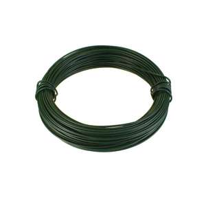ลวดเหล็กชุบสังกะสีอเนกประสงค์สีเขียวขนาด2.2มม. สายเคเบิลและสายไฟยาว5 mT - Product Image 2