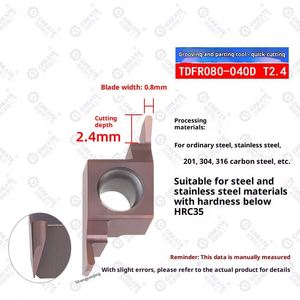 Đa chức năng TDFR400-200 dm1025 chèn cho rãnh và biến trong một thiết lập - Product Image 6