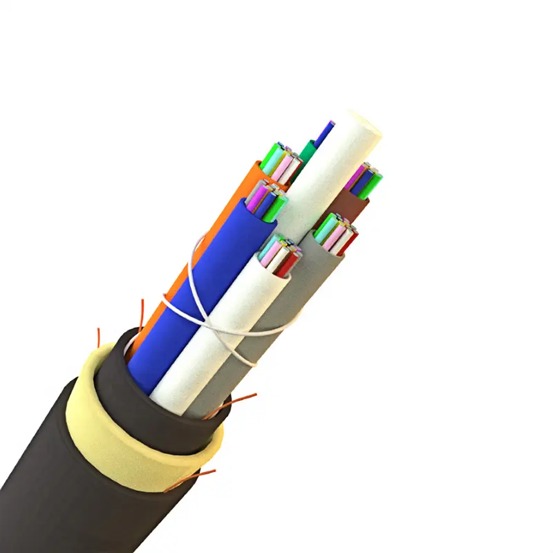 중국에서 만든 ADSS 광섬유 케이블 48 코어