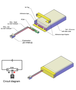 3662144 4000毫安时锂电池3.7伏4000毫安时3.7伏可充电电池 - Product Image 5
