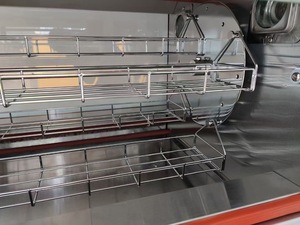 Commercial Offre Spéciale petit en acier inoxydable gaz de poulet rôti torréfaction tournebroche four griller grill machine gaz asadores de pollo - Product Image 3