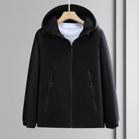 Veste parka unisexe Baisiki décontractée, coupe-vent, imperméable, respirante, écologique, avec blocs de couleur, capuche et poignets ajustables